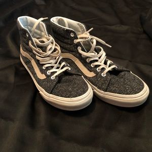 High top Van tennis shoes.  8 women